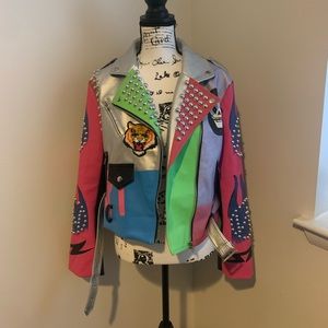 Graffiti Moto Jacket